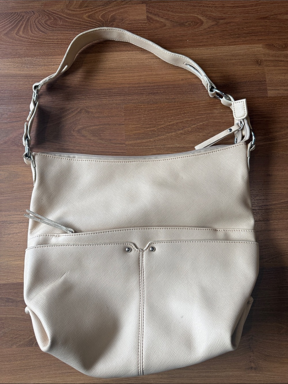 Cream Women's Shoulder Bag - Elegant Everyday Tote
